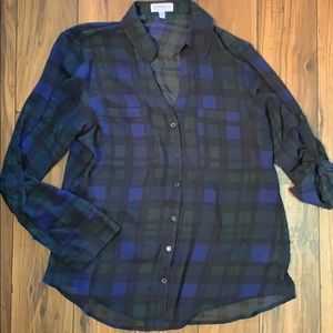 Express button down blouse